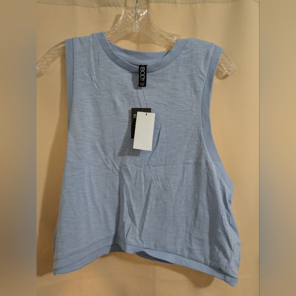 Women's Blue Sleeveless Top
